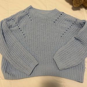 Boxy SO Oversized Baby Blue Sweater